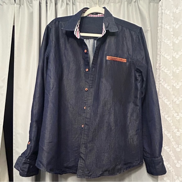 Clearance Coofandy Men's Casual Dress Shirt Button Down Shirt Long-Sleeve S NWOT - Picture 4 of 7